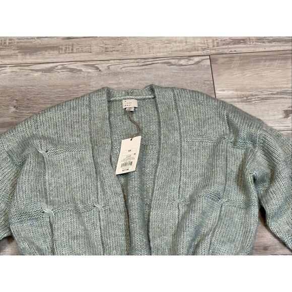 A New Day blue green cardigan sweater size XS - Picture 5 of 11